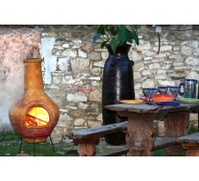 Brasero mexicain, ambiance jardin